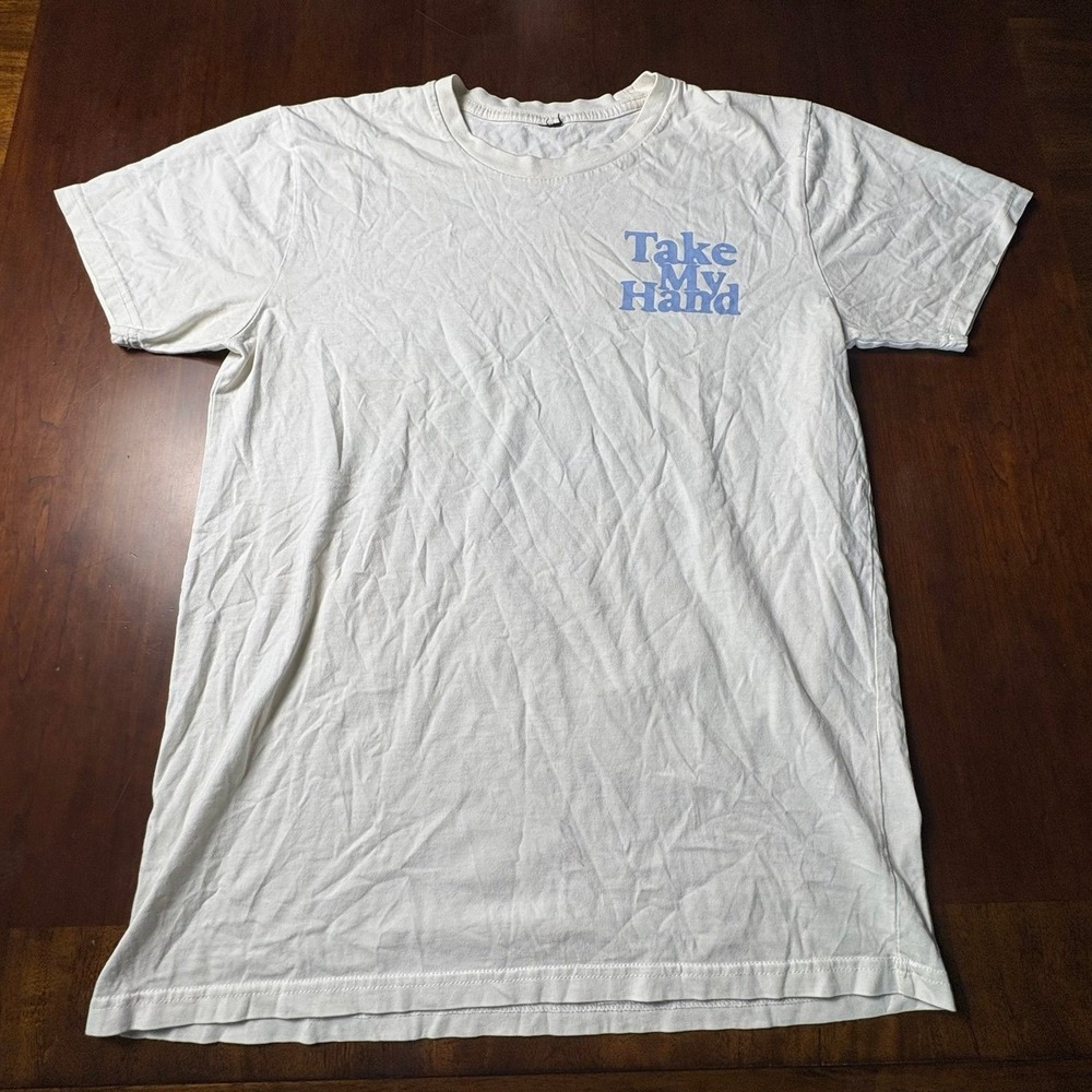 5 Seconds of Summer Take My Hand World Tour White T-Shirt 5SOS Concert Tee